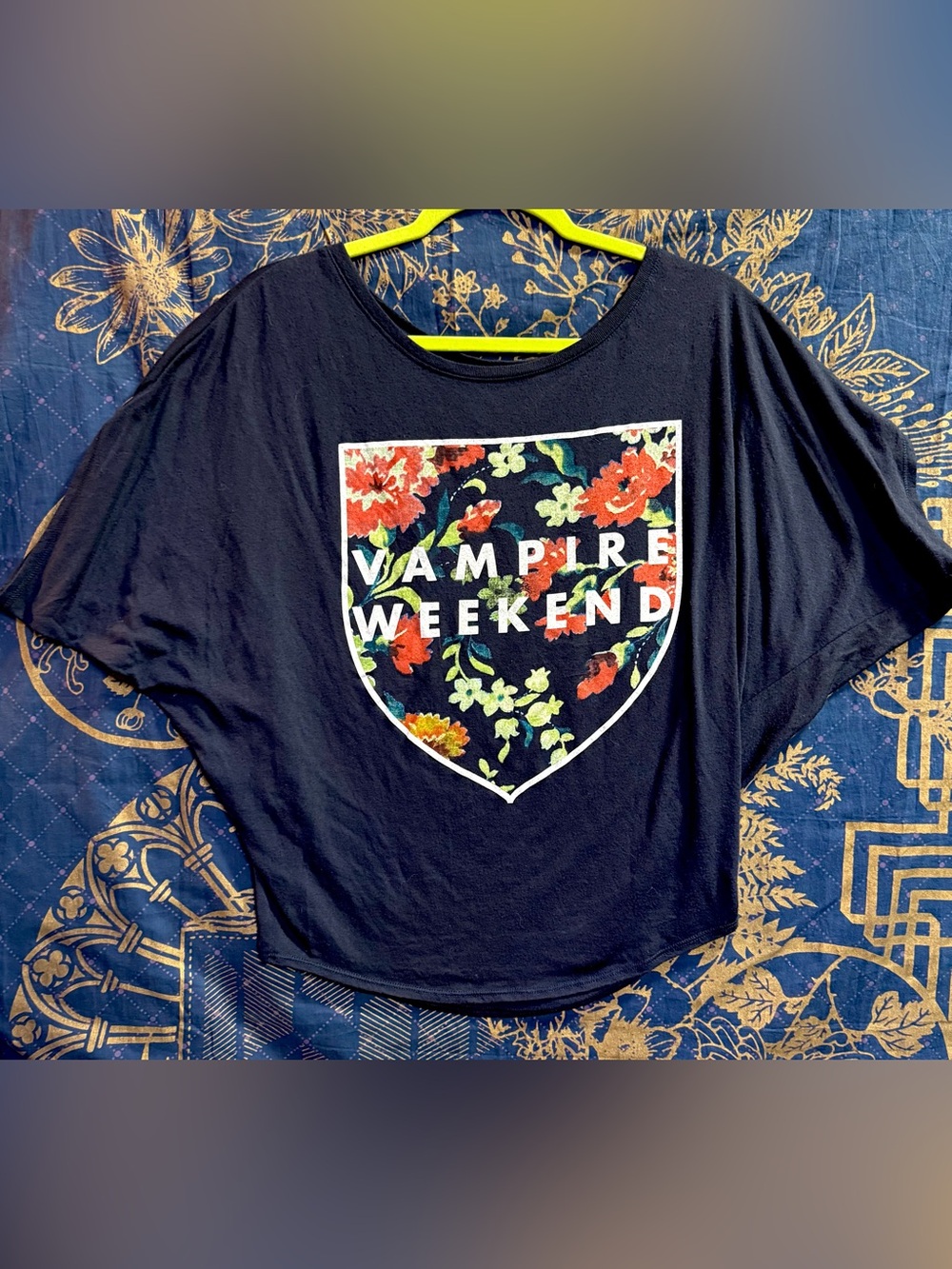 Vampire Weekend Floral Band Tee Size M
